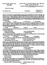 Đề thi thử Tốt nghiệp THPT môn Giáo dục công dân - Mã đề 414 - Năm học 2020-2021 - Sở giáo dục và đào tạo Bắc Ninh (Có đáp án)